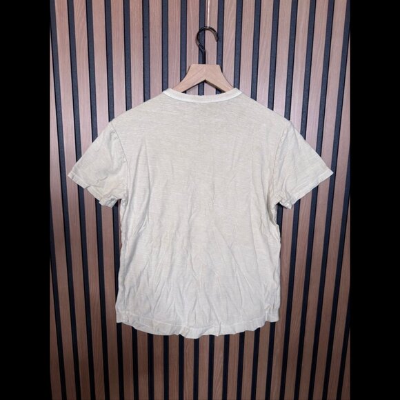 Buck Mason T Shirt Small Mens Beige Heather Short Sleeve Tee - Picture 2 of 7